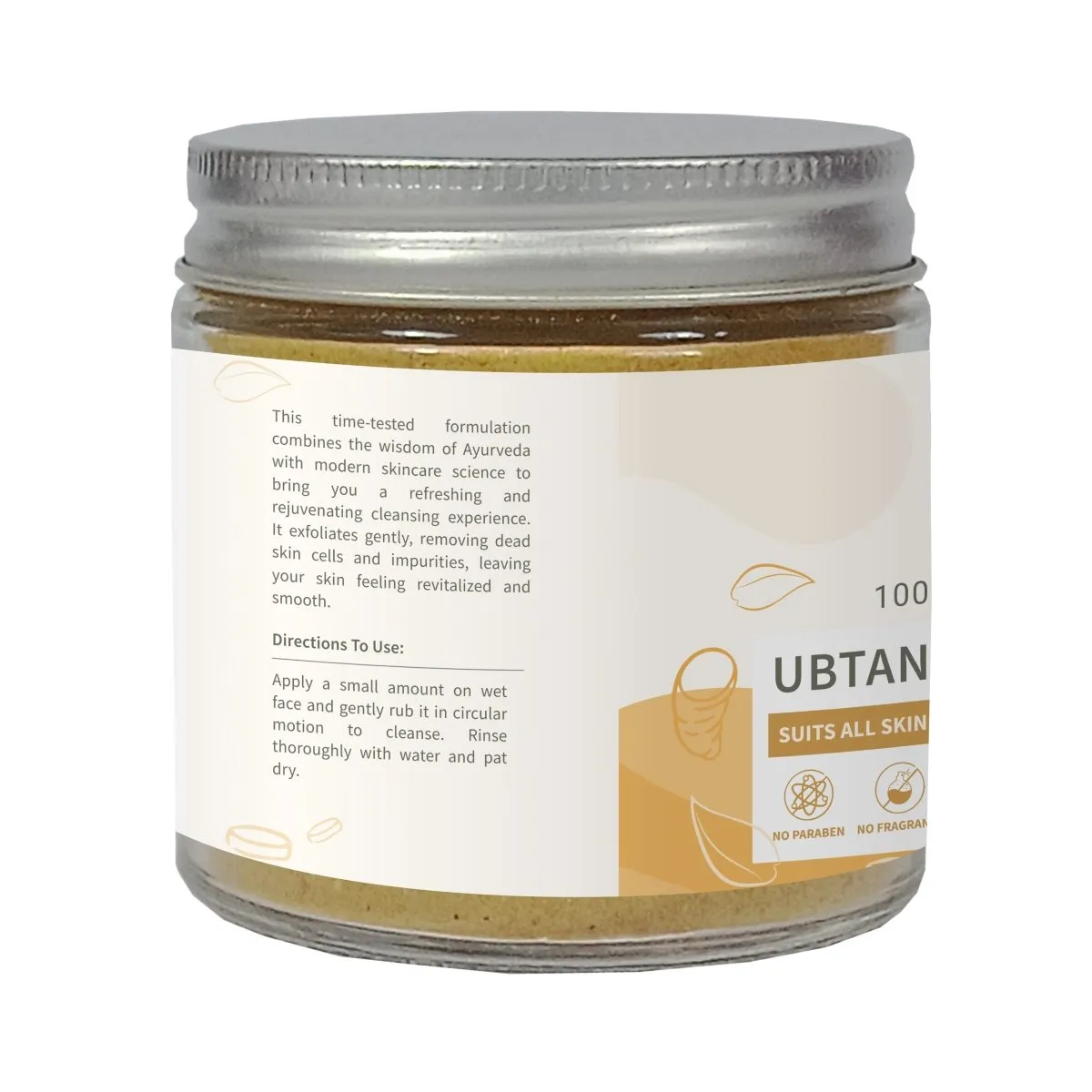 100% Natural Ubtan Face Wash Powder | Gentle Cleanser | 80g