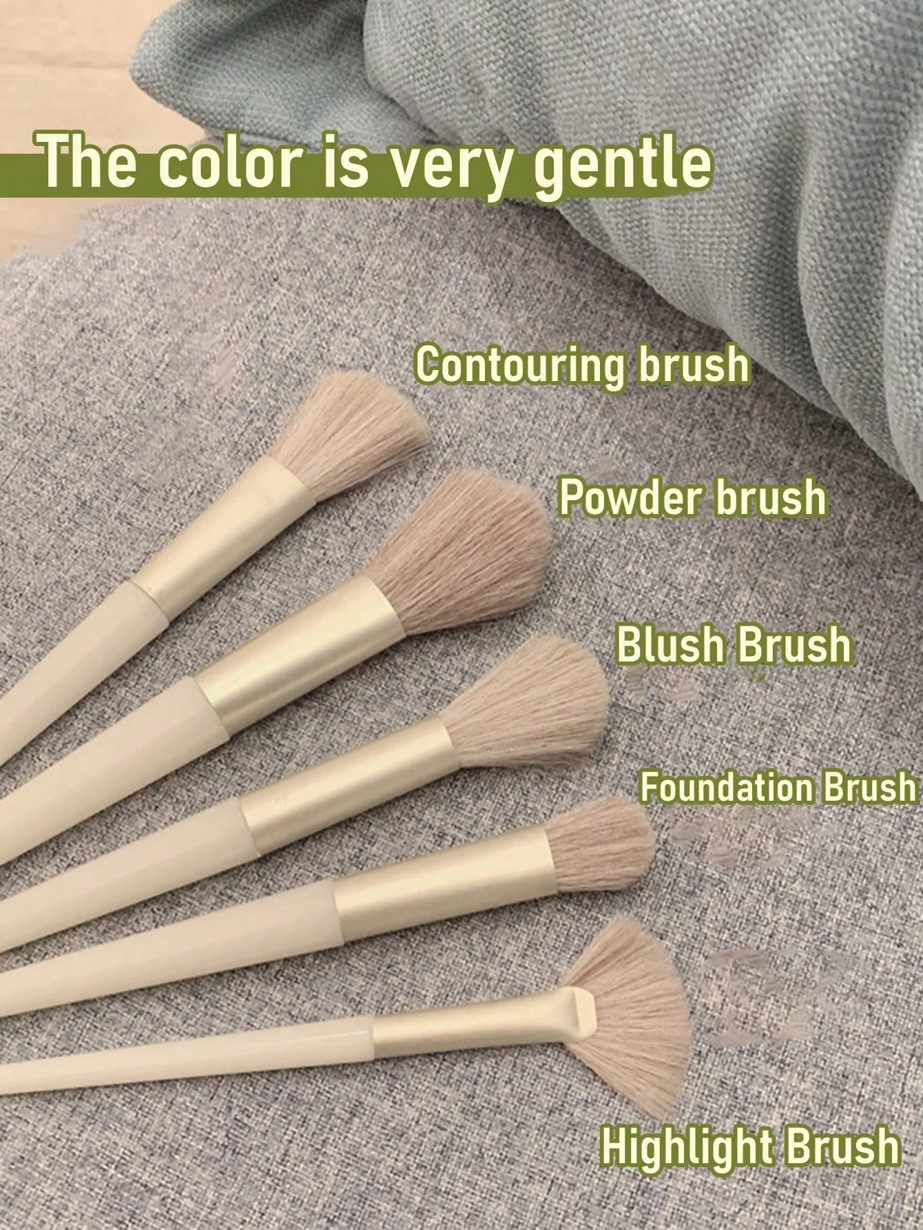 10Pcs Makeup Brush Set Powder Foundation Blush Blending Eye Shadow Lip Cosmetic Beauty Soft Makeup Brushes