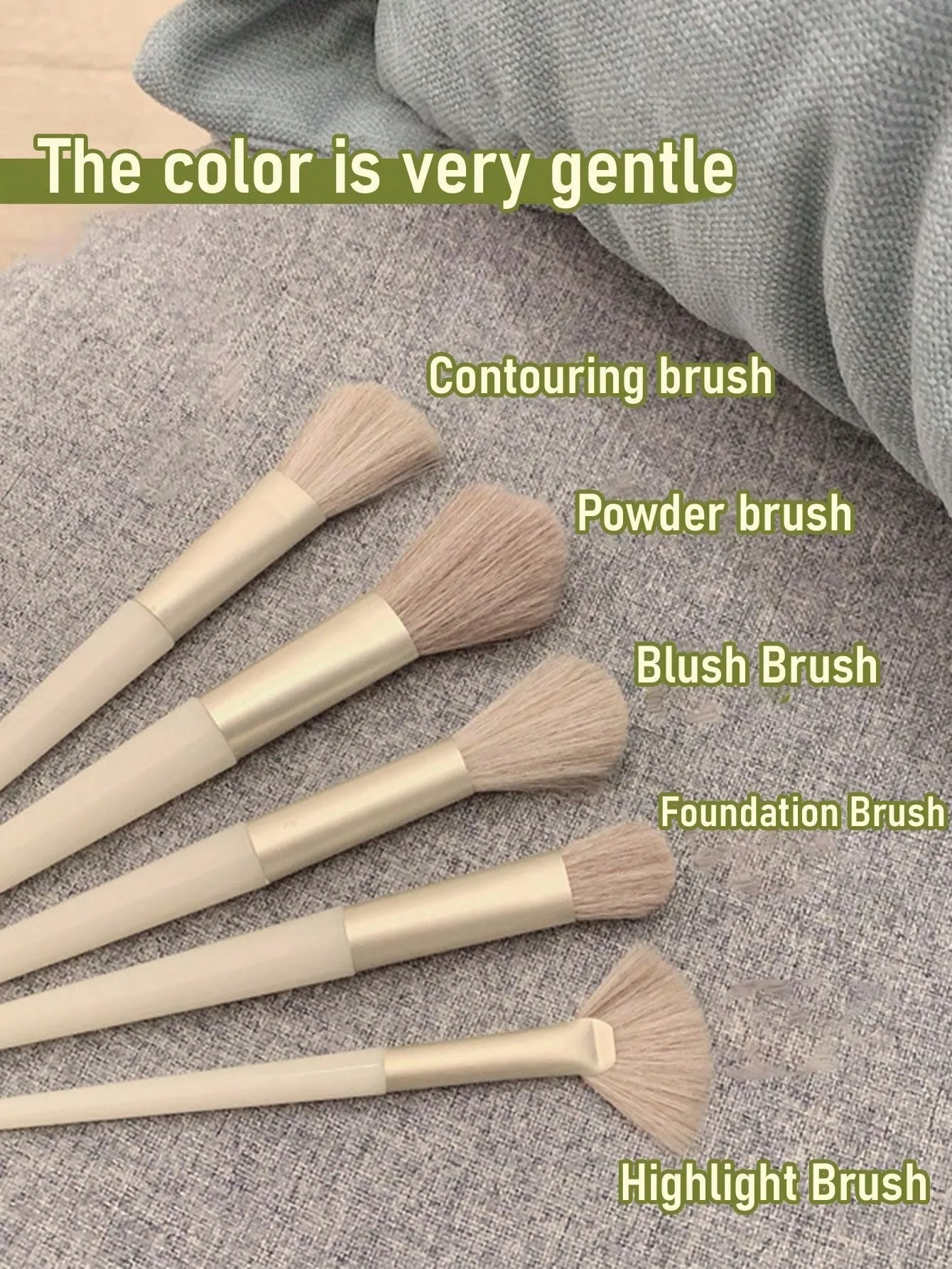 10Pcs Makeup Brush Set Powder Foundation Blush Blending Eye Shadow Lip Cosmetic Beauty Soft Makeup Brushes