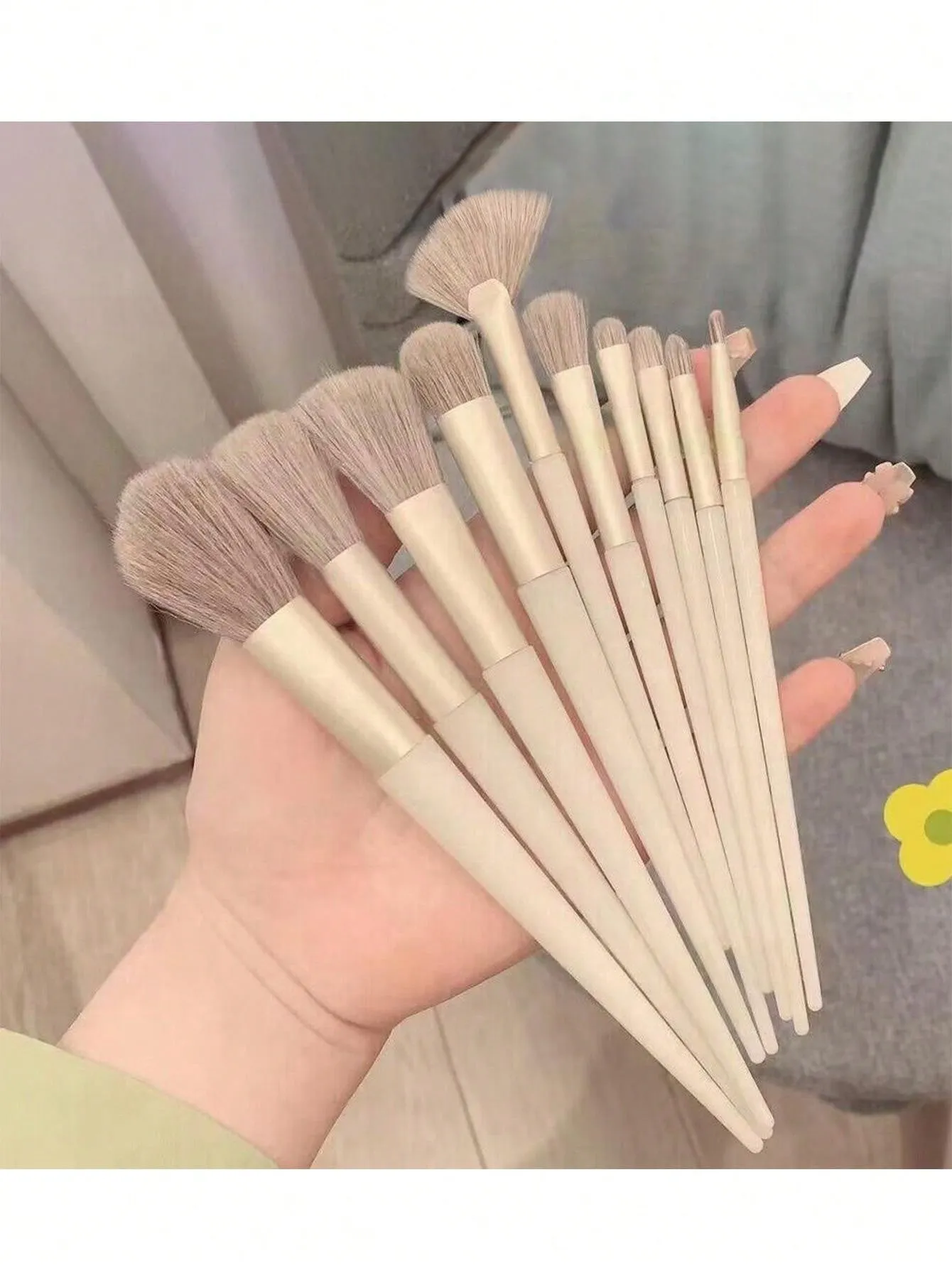 10Pcs Makeup Brush Set Powder Foundation Blush Blending Eye Shadow Lip Cosmetic Beauty Soft Makeup Brushes
