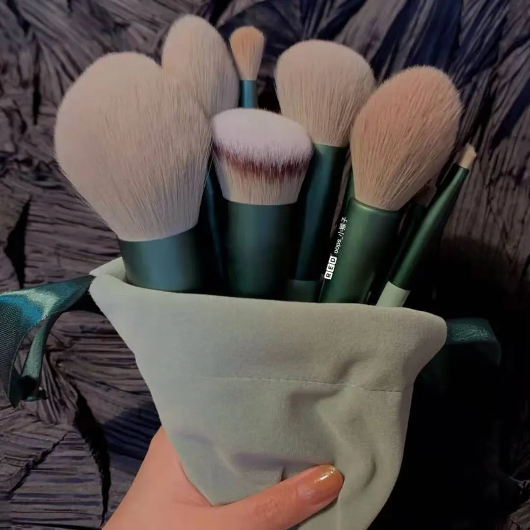 13Pcs  Makeup Brush Set Make Up Concealer Brush Blush Powder Brush Eye Shadow Highlighter Foundation Brush Cosmetic Beauty Tools