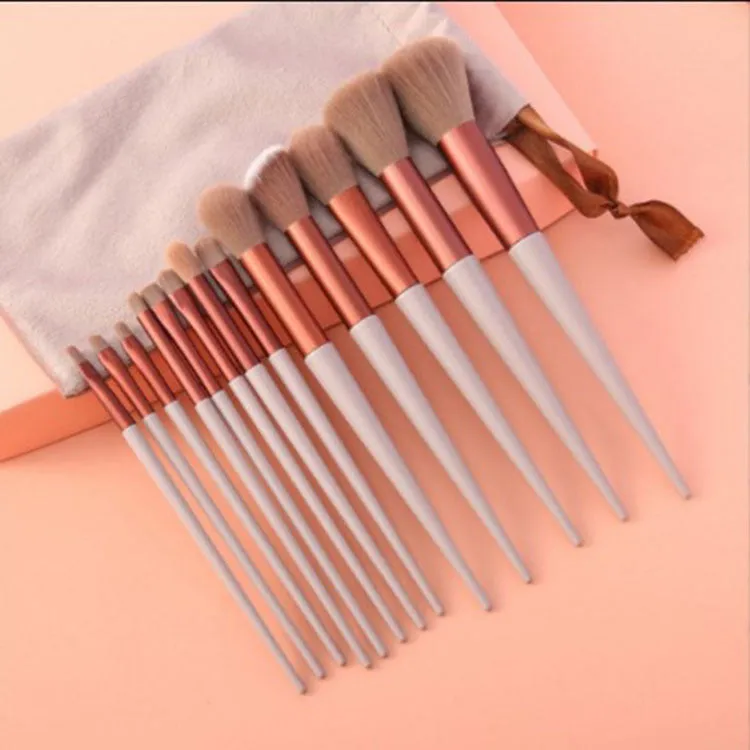 13Pcs  Makeup Brush Set Make Up Concealer Brush Blush Powder Brush Eye Shadow Highlighter Foundation Brush Cosmetic Beauty Tools