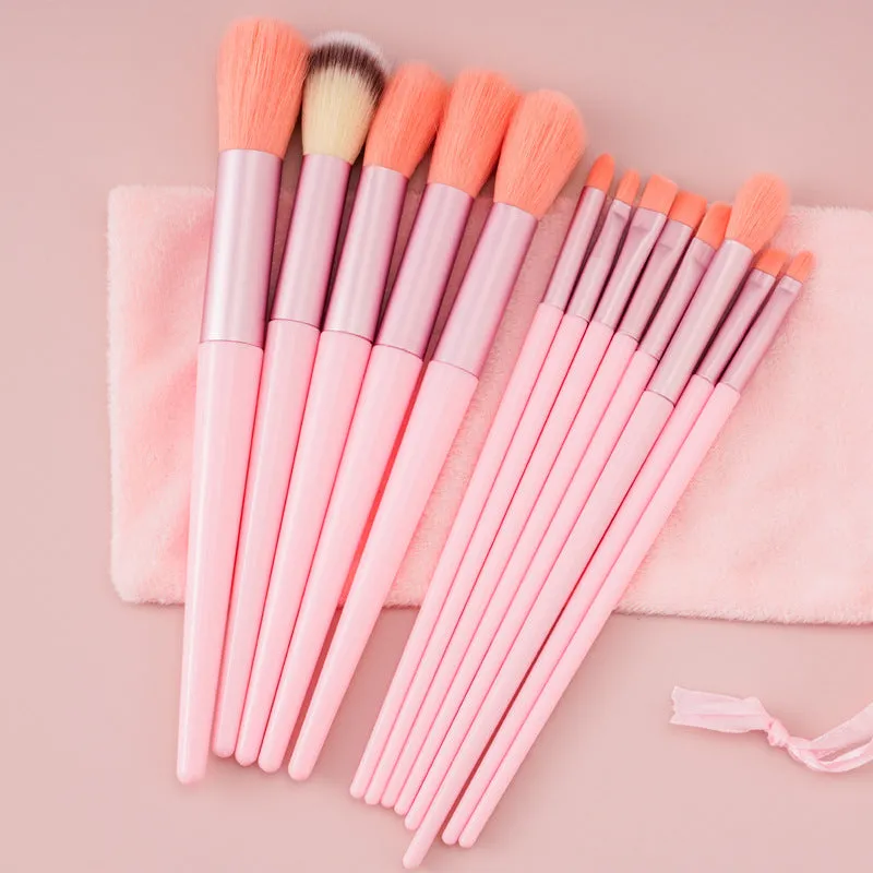 13Pcs  Makeup Brush Set Make Up Concealer Brush Blush Powder Brush Eye Shadow Highlighter Foundation Brush Cosmetic Beauty Tools