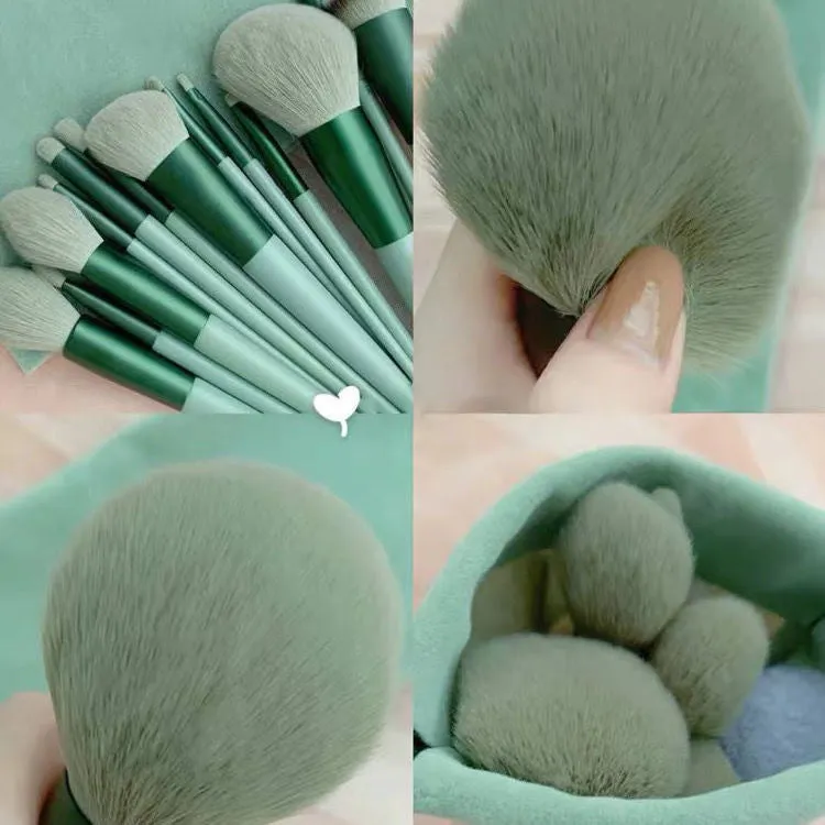 13Pcs  Makeup Brush Set Make Up Concealer Brush Blush Powder Brush Eye Shadow Highlighter Foundation Brush Cosmetic Beauty Tools