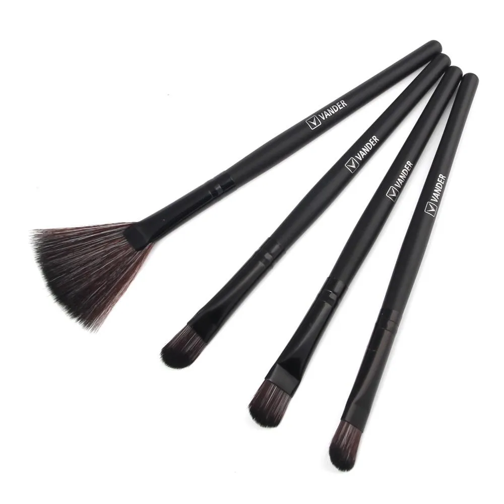 24pcs Professional Foundation Makeup Powder Concealer Blending Contour Eyebrow Blush Brushes Set