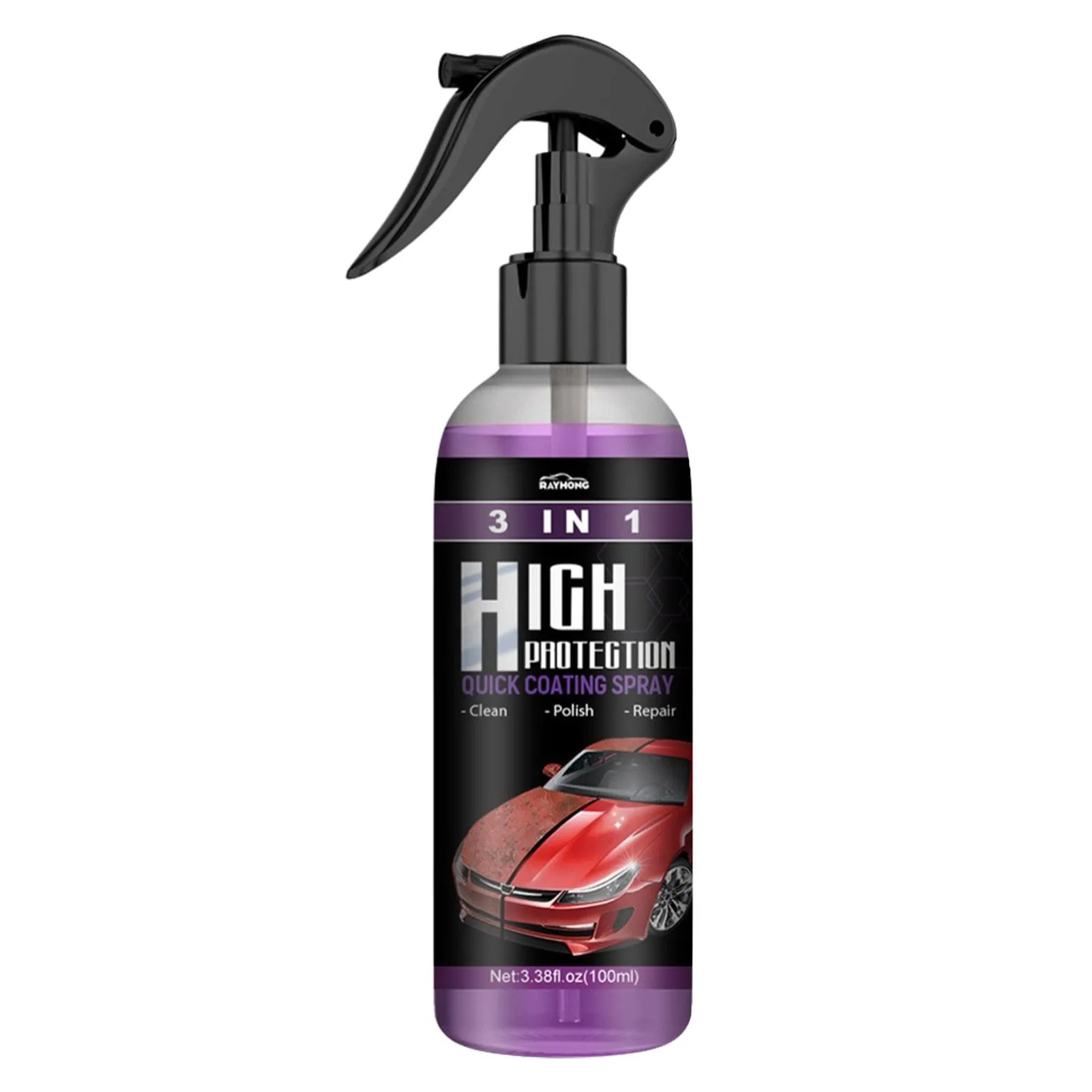 3 In 1 Quick High Protection Car Coating Spray Polish