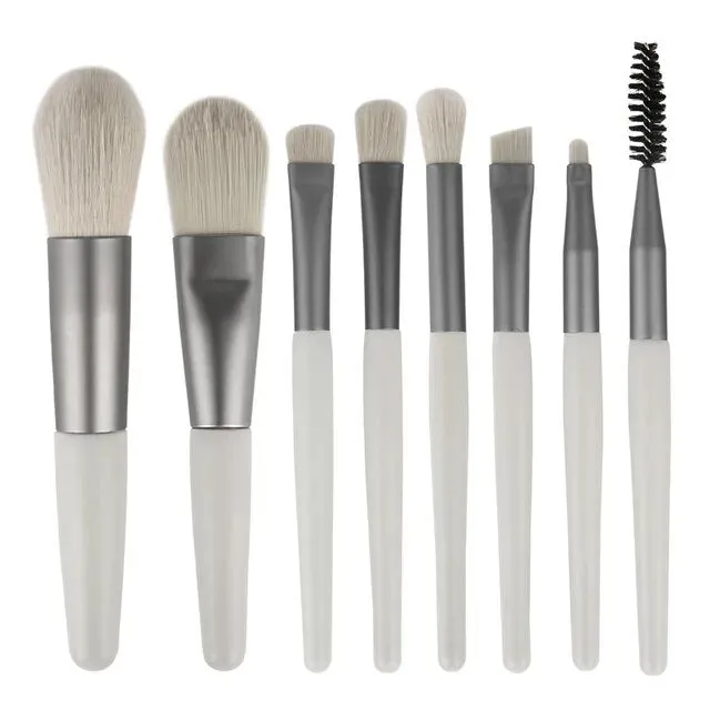 8Pcs Professional Makeup Brushes Set Cosmetic Powder Eye Shadow Foundation Blush Blending Concealer Beauty Make Up Tool Brushes