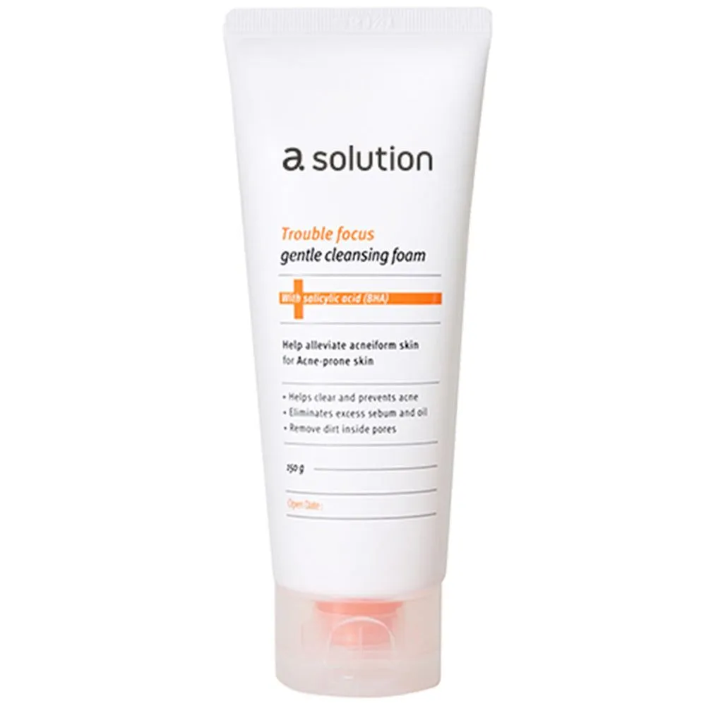 a solution Trouble focus gentle cleansing foam 150g