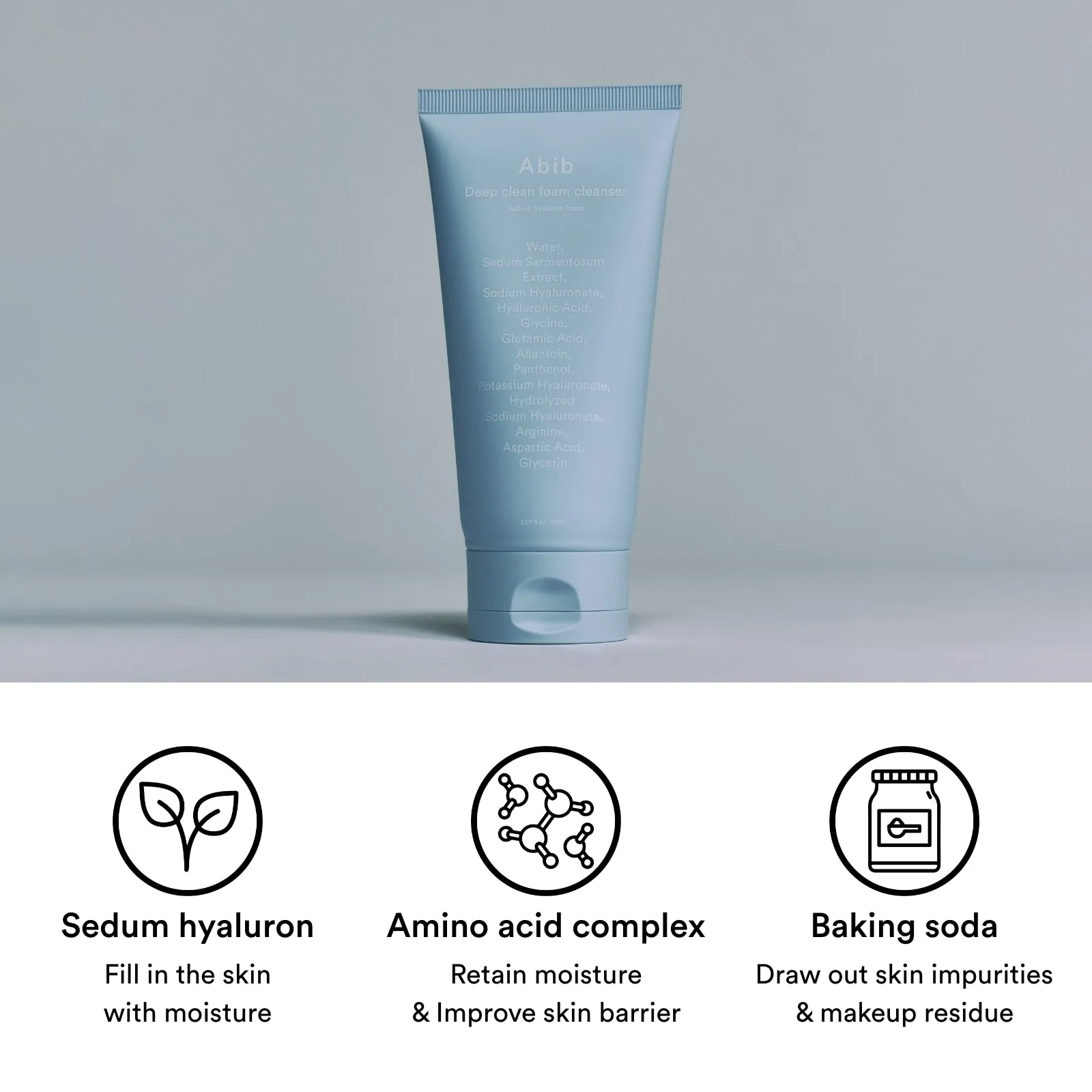 Abib Foam Cleanser Sedum Hyaluron Foam 150ml