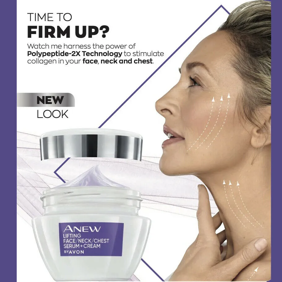 Avon Anew Clinical Lift & Firm Pressed Serum - 30ml / New Packaging