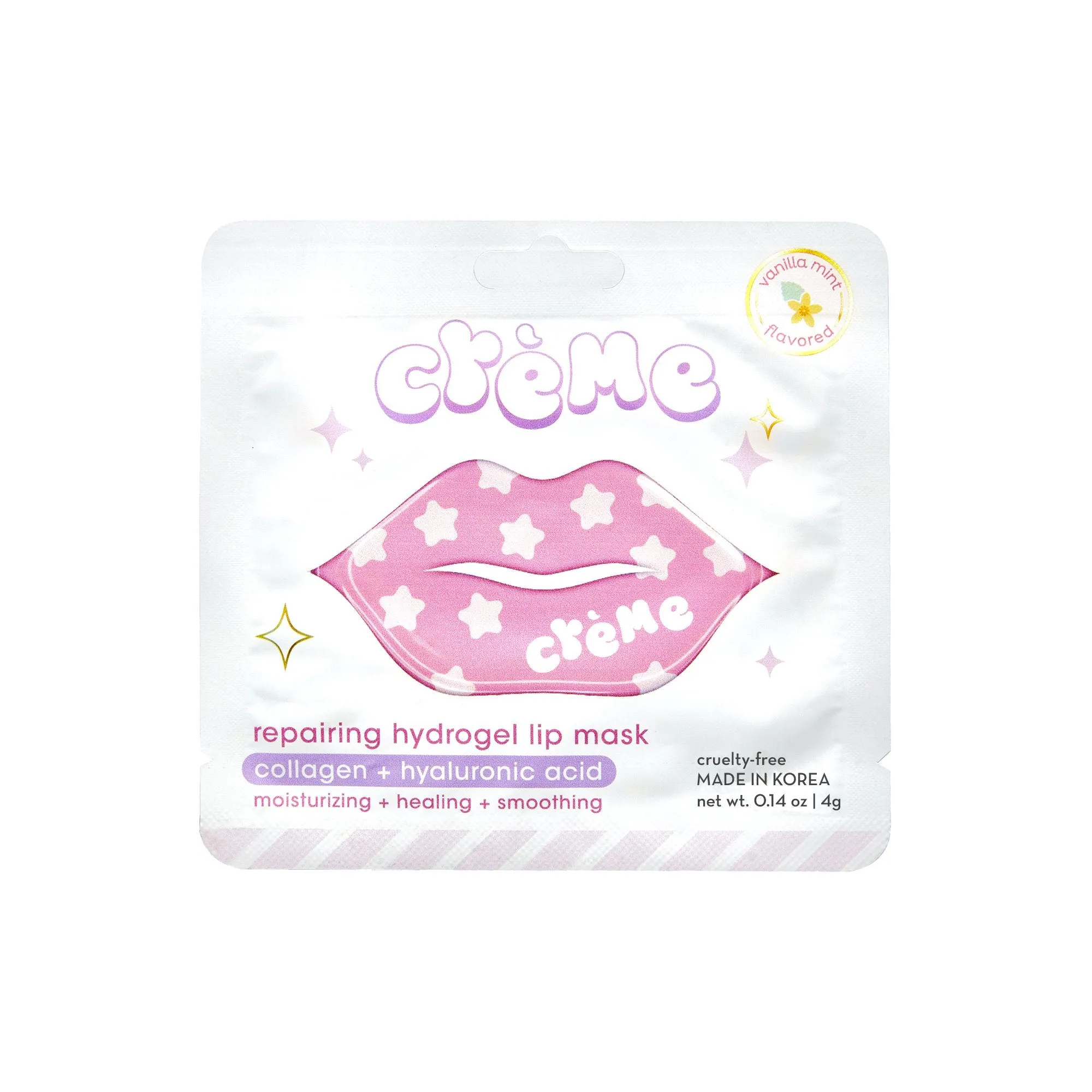 Beary Merry Hydrogel Lip Mask - Collagen & Hyaluronic Acid