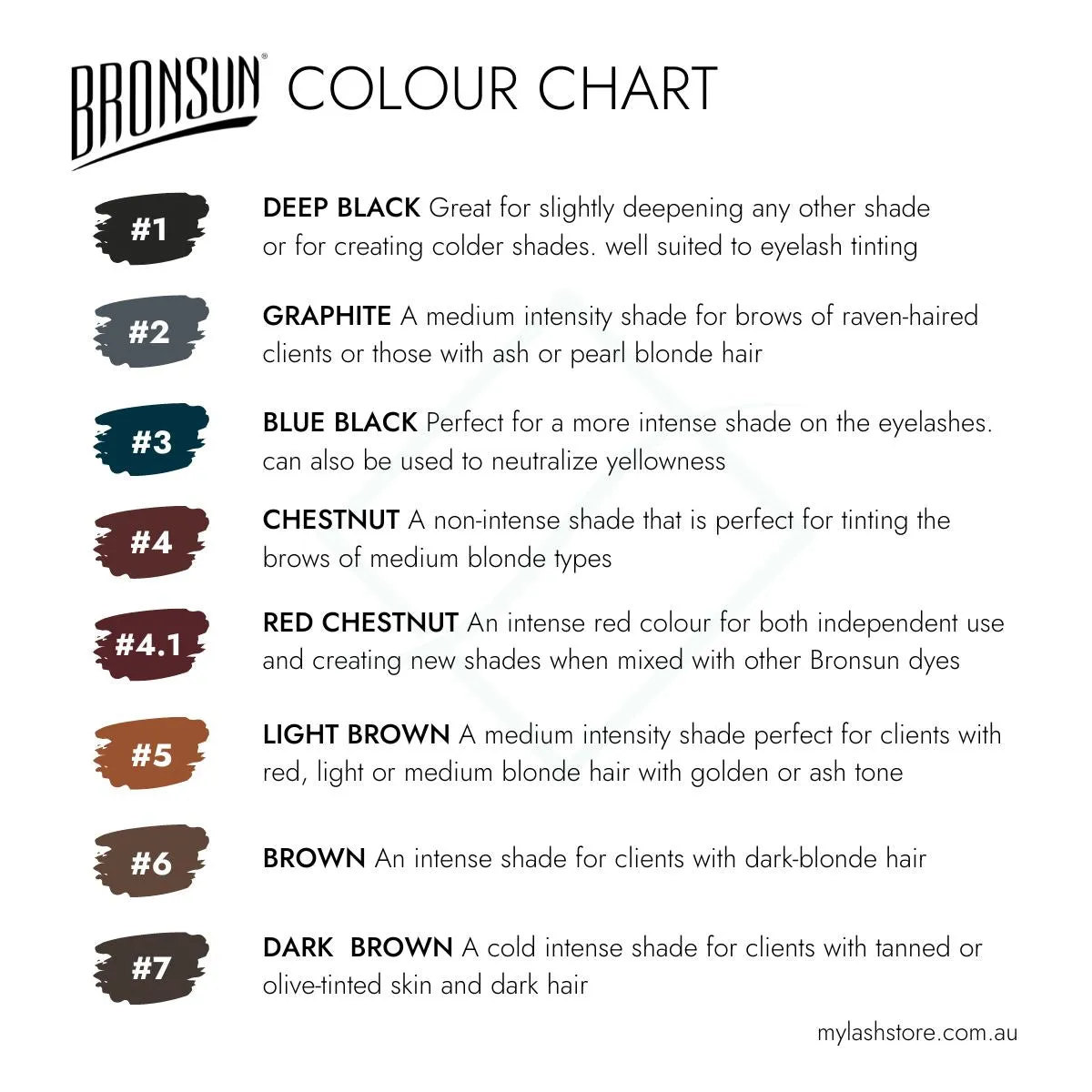 Bronsun Lash & Brow Trial Kit - Dark Brown