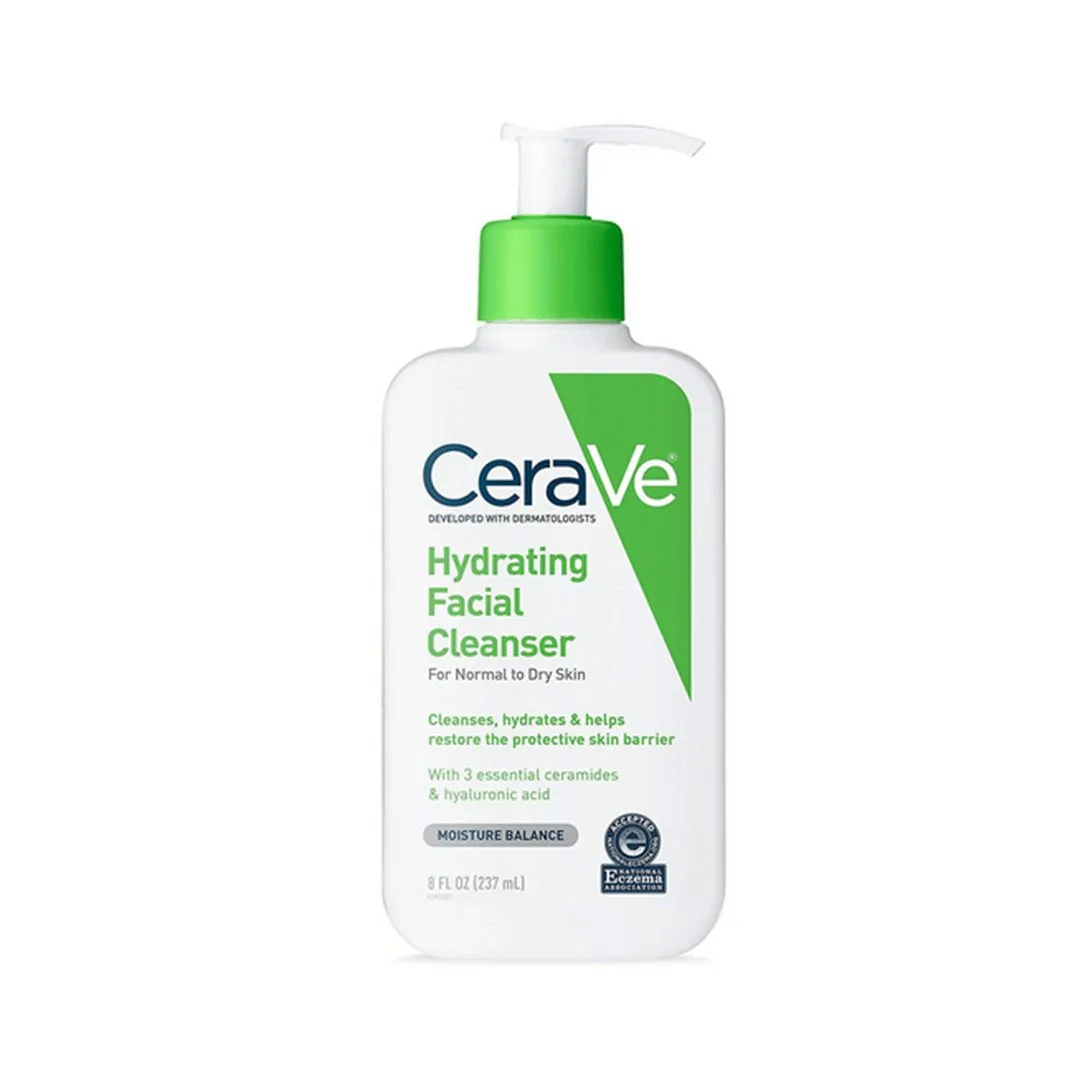 Cerave Hydrating Facial Cleanser For Normal To Dry Skin