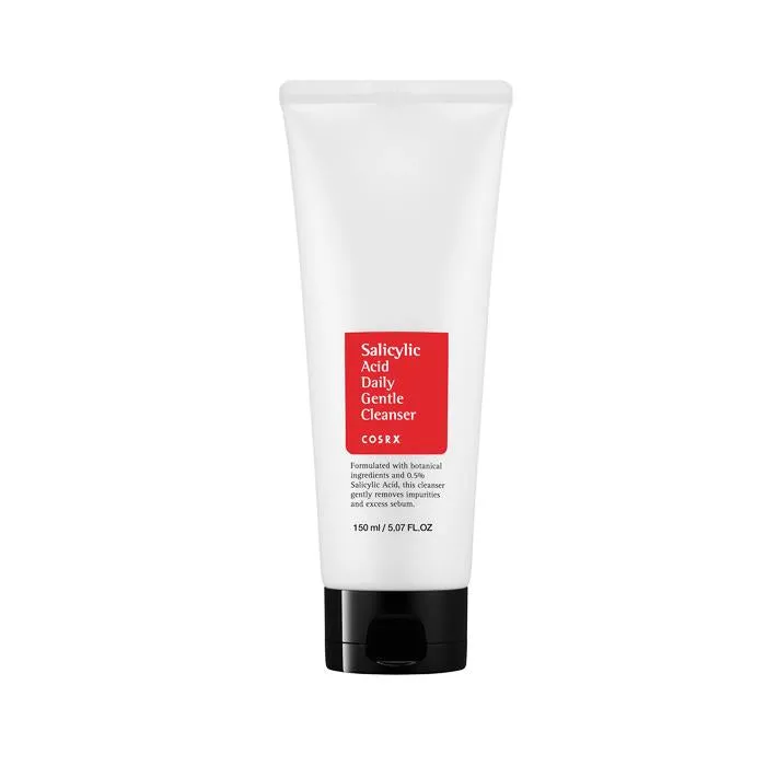 COSRX Salicylic Acid Daily Gentle Cleanser, 150ml    Centella Blemish Cream, 30g SET