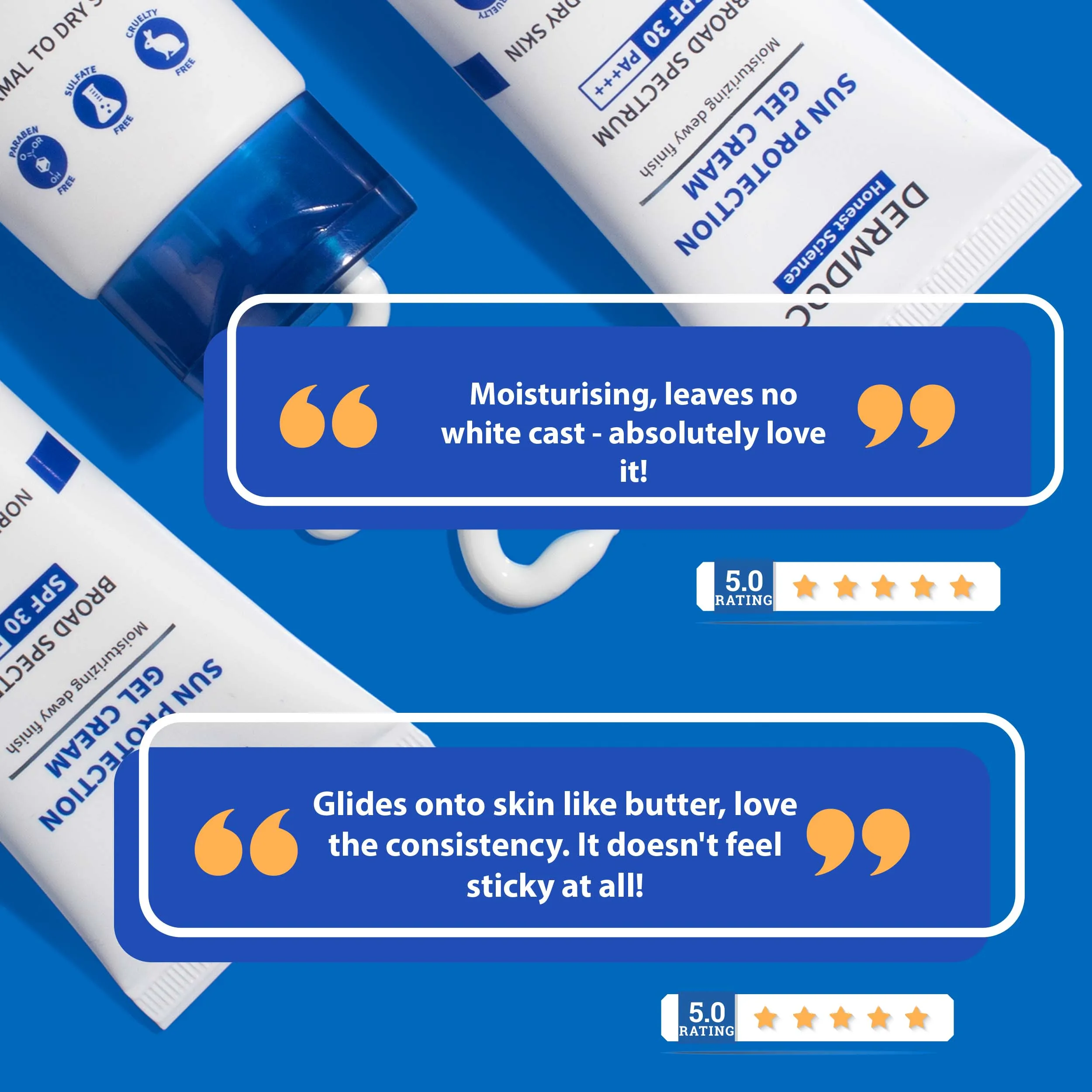 DermDoc UVA & UVB Broad Spectrum Sun Protection Gel Cream with SPF 30 & PA    | body lotion with spf | spf | moisturizing with spf | sunscreen | sunscreen for dry skin | sunscreen gel | day cream with spf | spf body lotion | sunscreen spf 30