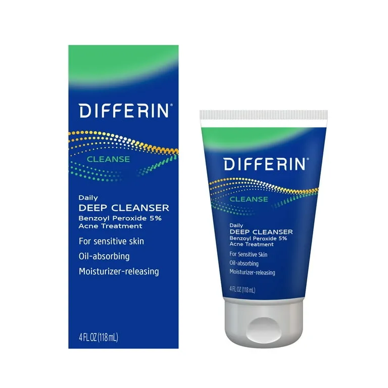 DIFFERIN BENZOYL PEROXIDE 5% ACNE CLEANSER