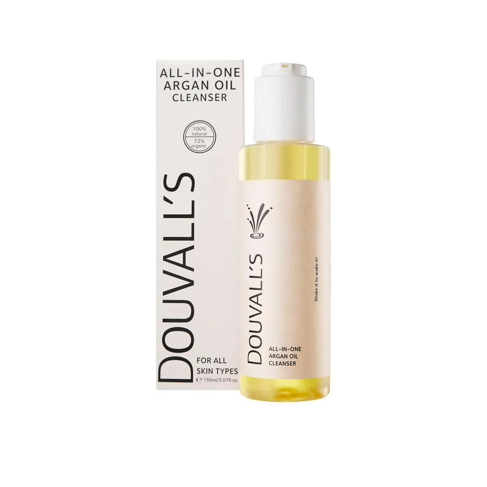 Douvall's All-in-One Organic Argan Oil Cleanser, 150ml