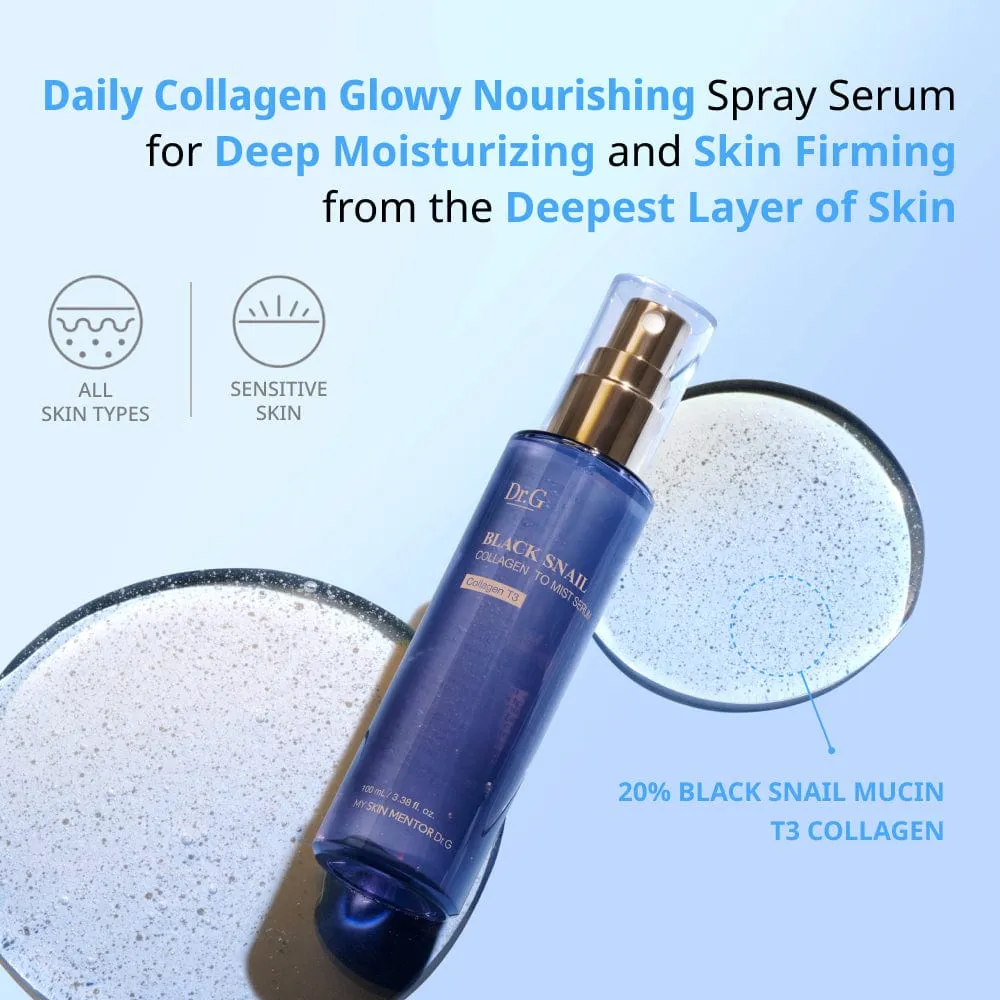 DR.G BLACK SNAIL COLLAGEN TO MIST SERUM (100ML)