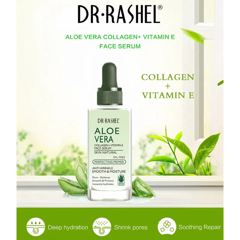 Dr.Rashel 2 PC Set Aloe Vera Face Serum & Facial Cleanser DRL- 1535- 1633