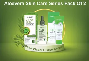 Dr.Rashel 2 PC Set Aloe Vera Face Serum & Facial Cleanser DRL- 1535- 1633
