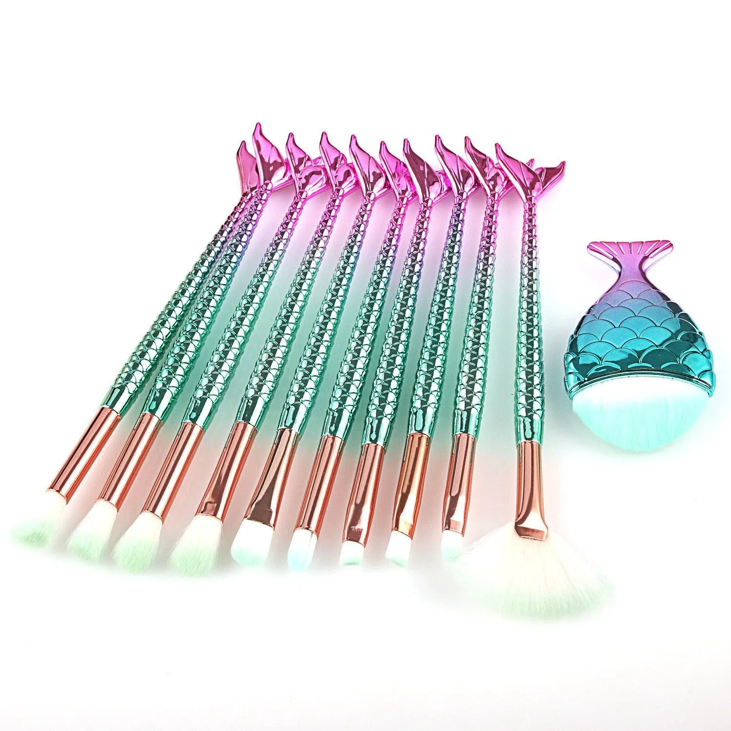 FEIYAN Mermaid Makeup Brush Set