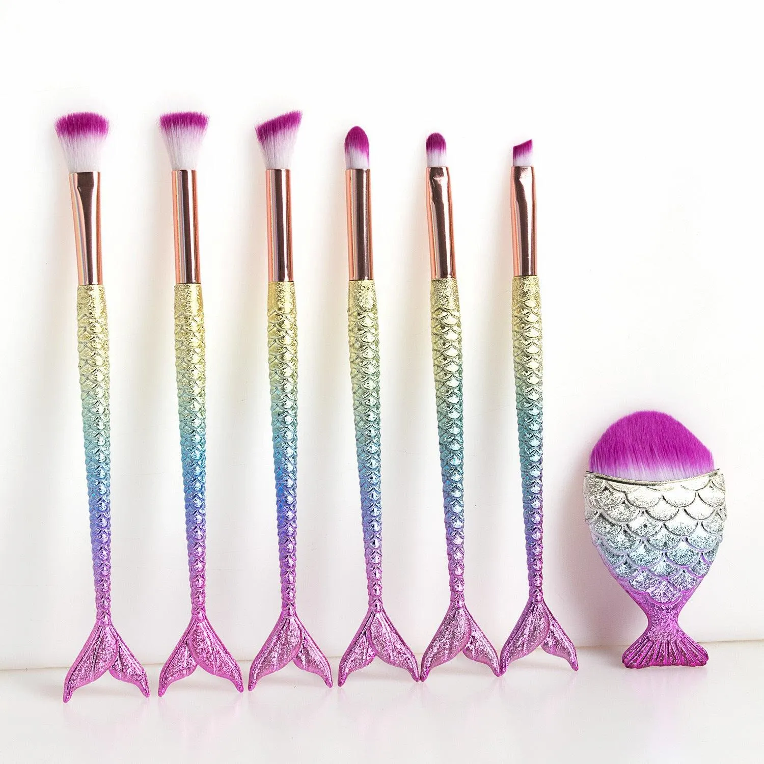 FEIYAN Mermaid Makeup Brush Set