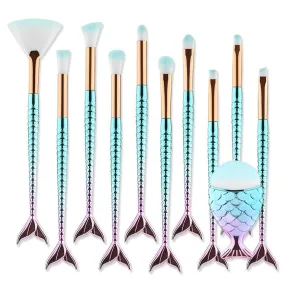 FEIYAN Mermaid Makeup Brush Set