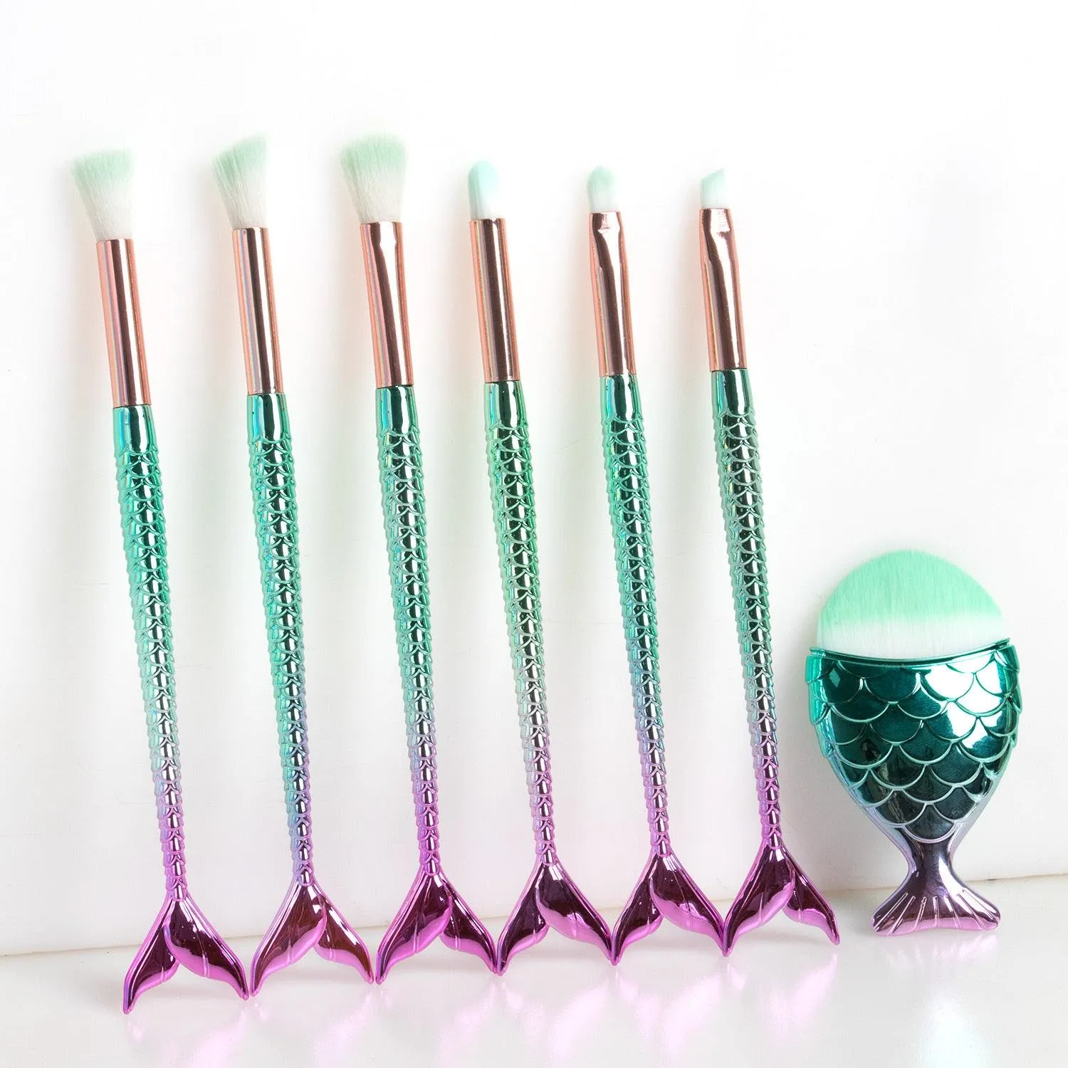 FEIYAN Mermaid Makeup Brush Set