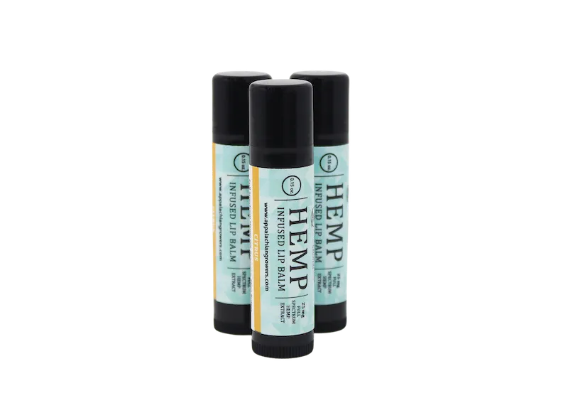 Full Spectrum Hemp Lip Balm Three Pack