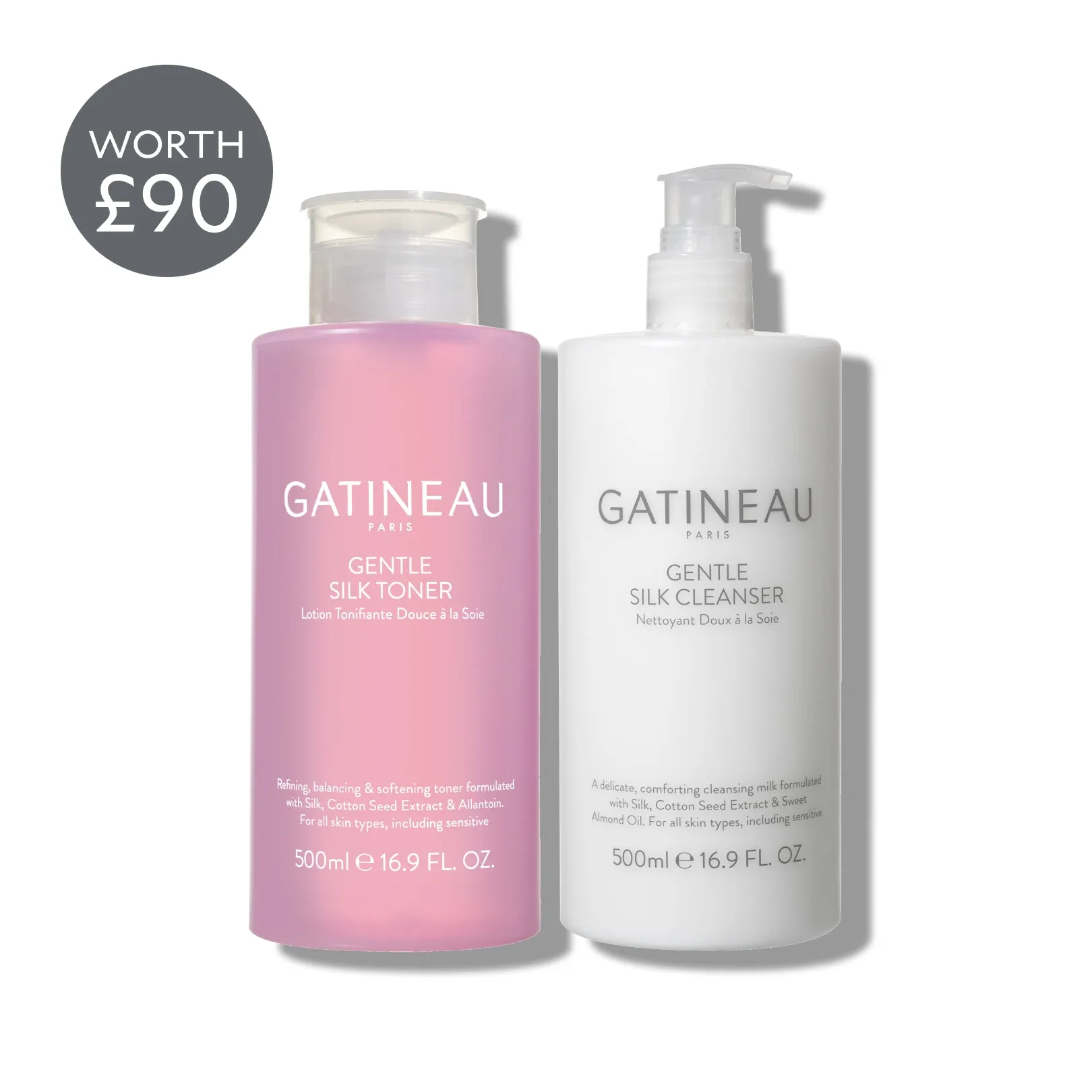 Gentle Silk Cleanser and Toner Duo
