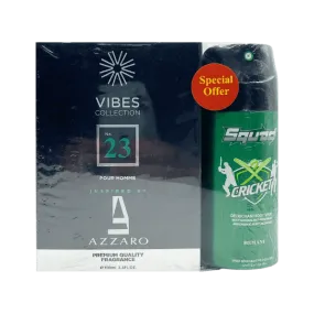 HEMANI VIBES COLLECTION NO 23 PERFUME WITH BODY SPRAY 100ML 150ML