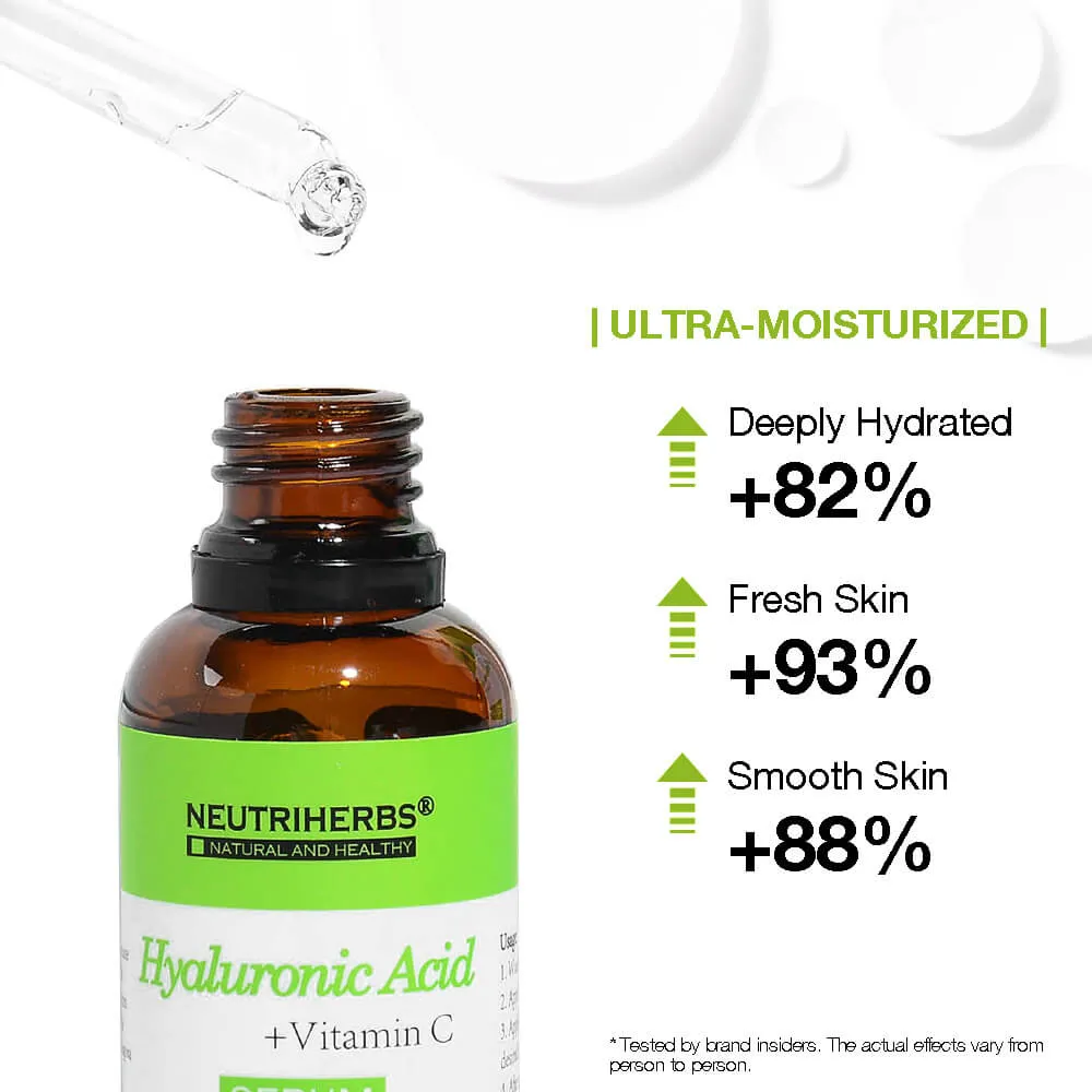 Hyaluronic Acid & Vitamin C Serum Combo For Dull and Dehydrated Skin