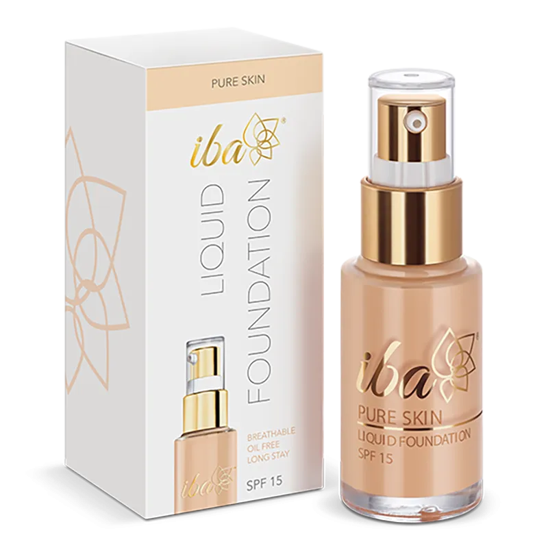 Iba Pure Skin Liquid Foundation-Golden Beige