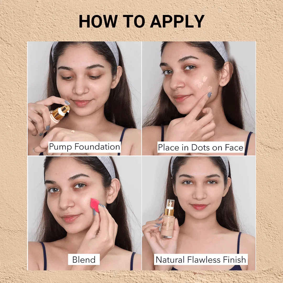 Iba Pure Skin Liquid Foundation-Golden Beige