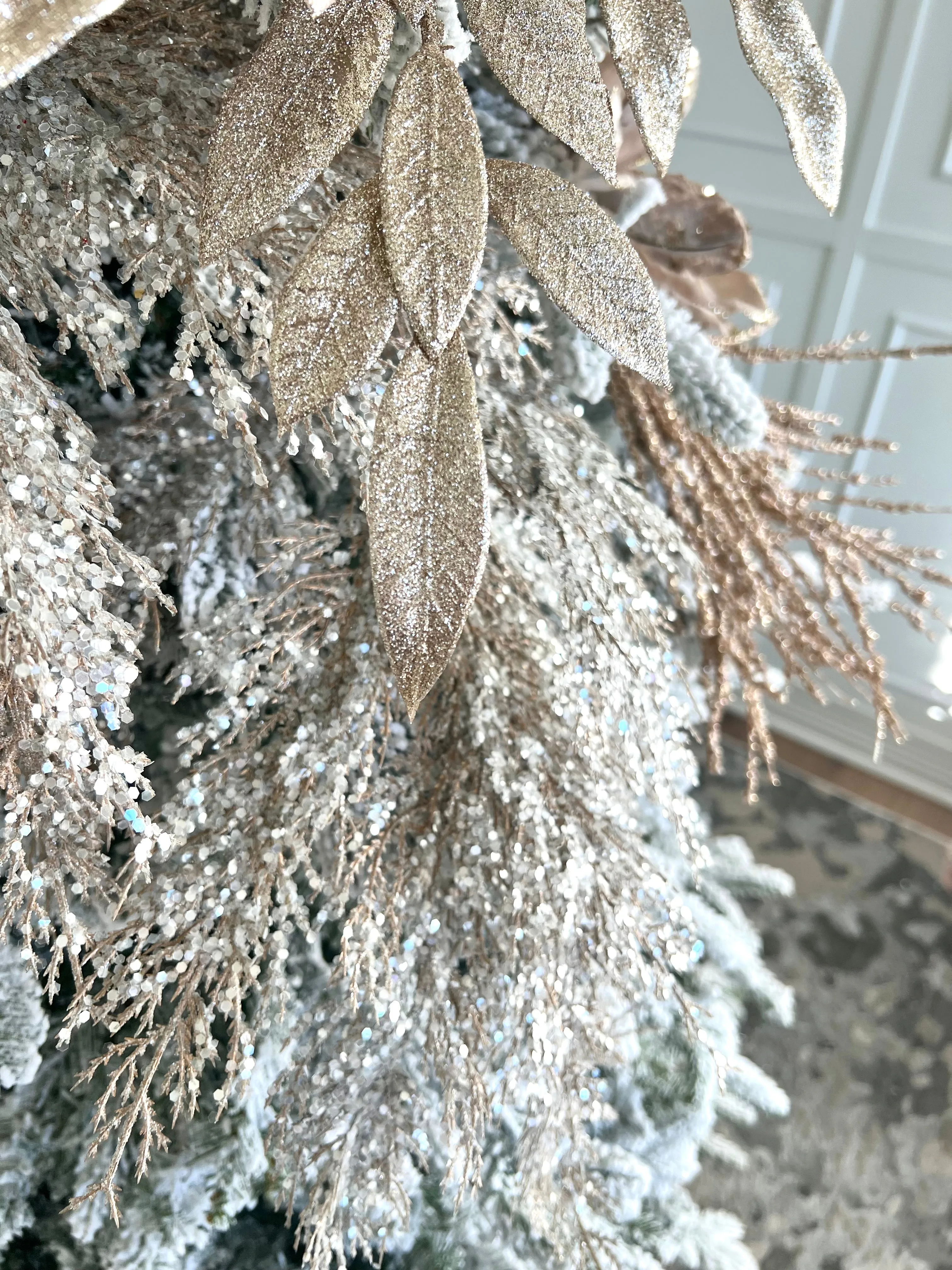 Icy Champagne Pine Spray