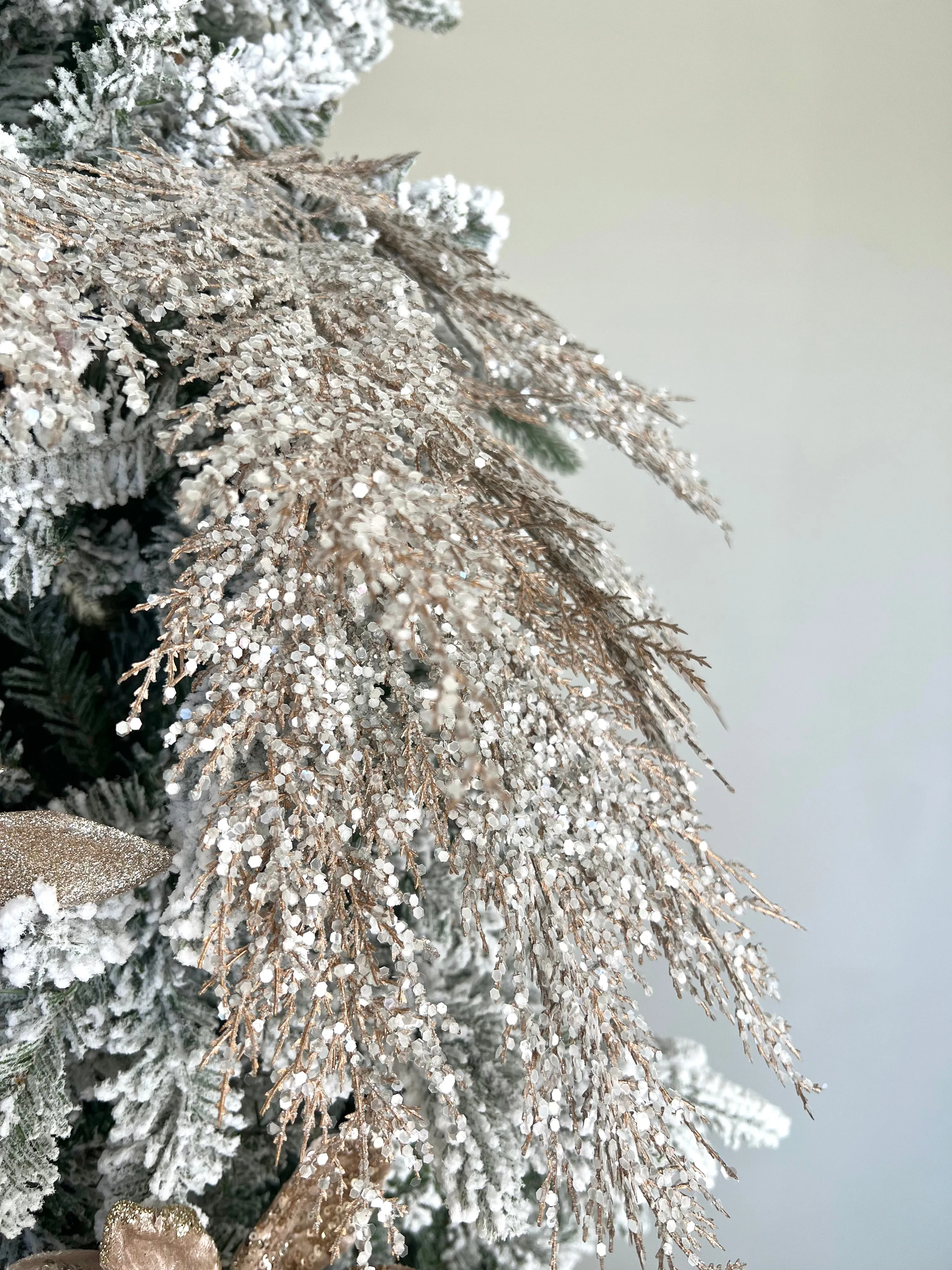 Icy Champagne Pine Spray