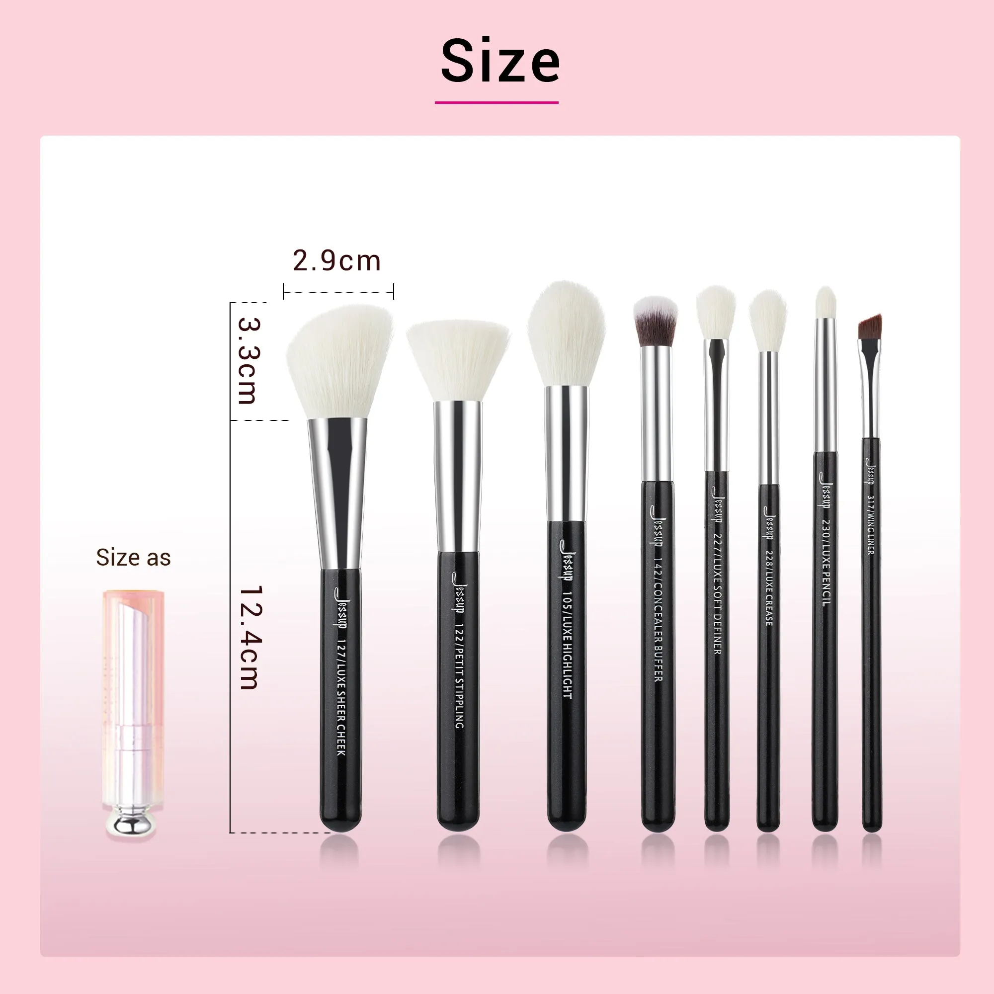 Individual 8Pcs Makeup Brush Kit T178