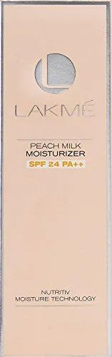 Lakme Peach Milk Moisturizer SPF 24 PA Sunscreen Lotion, 120ml
