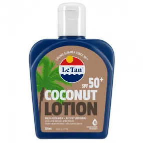 Le Tan SPF 50  Coconut Sunscreen Lotion 125ml
