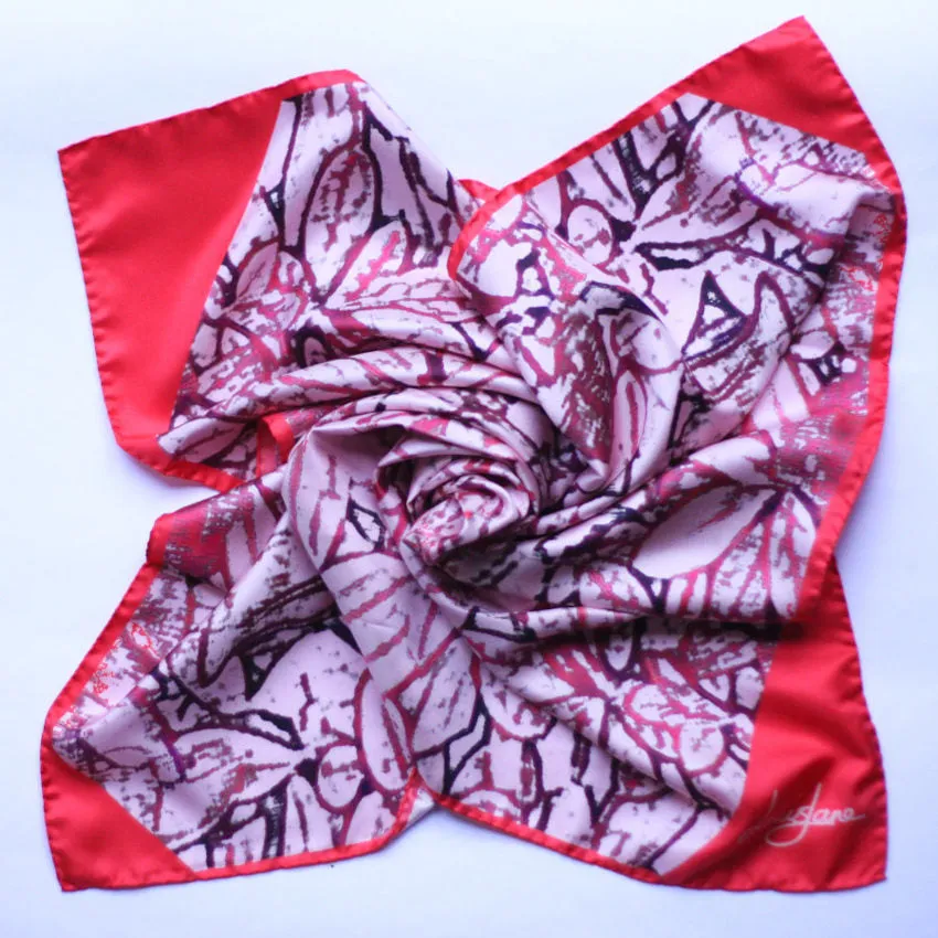 Leaf Sprays - Large Silk Square Scarf