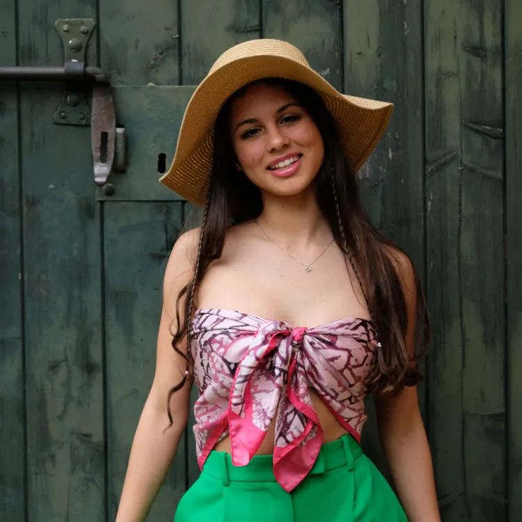 Leaf Sprays - Large Silk Square Scarf
