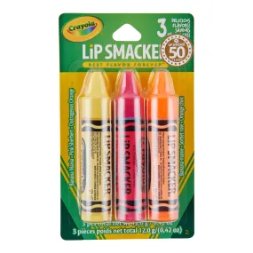 Lip Smacker Crayola Lip Balm, 3-Pack