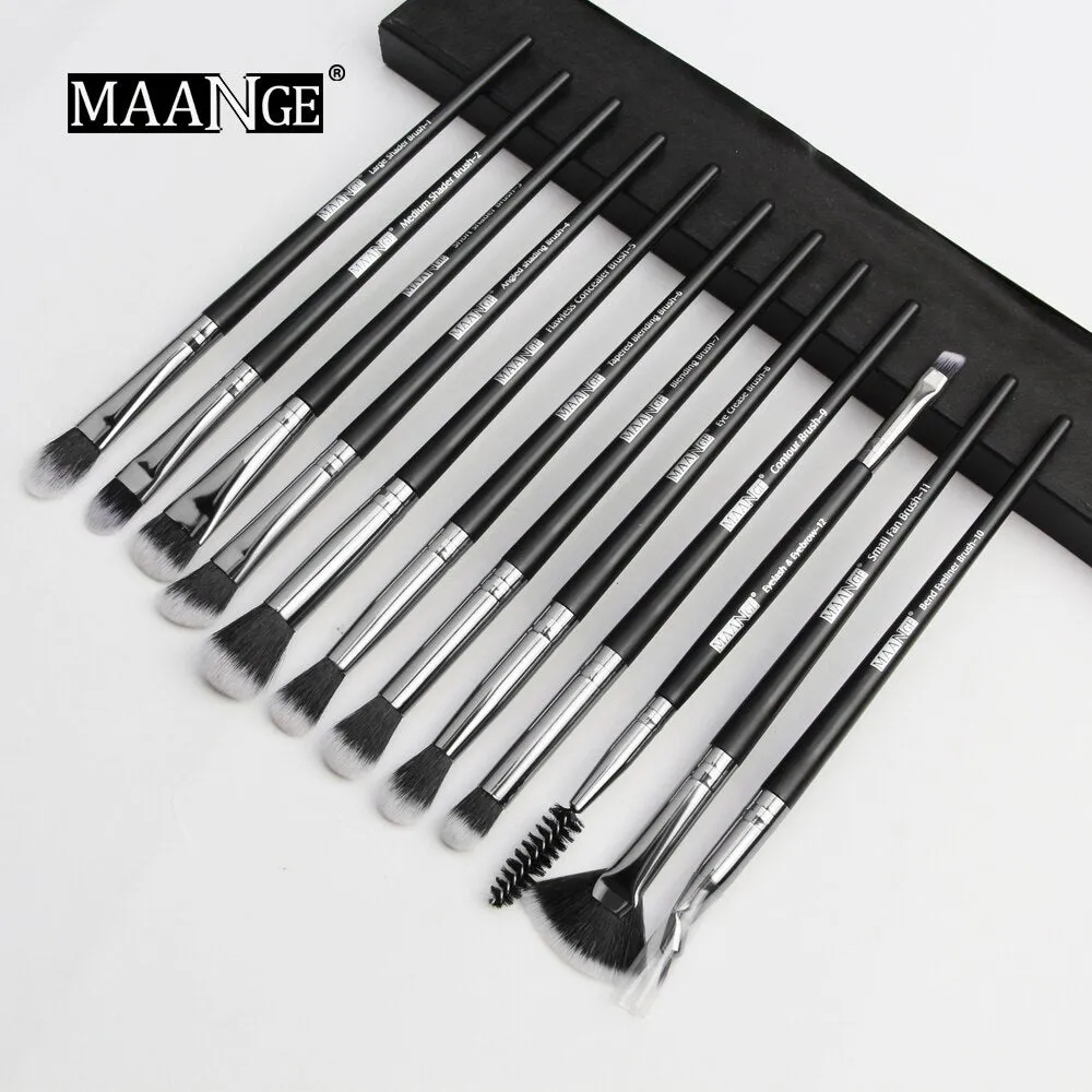 Makeup brushes set professional 12 pcs/lot Makeup Brushes Set Eye Shadow Blending Eyeliner Eyelash Eyebrow Brush For Makeup Tool