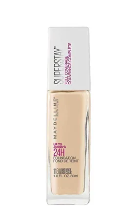 MAYBELLINE - Super Stay Full Coverage Liquid Foundation Light Beige - 1 fl oz (30 ml)