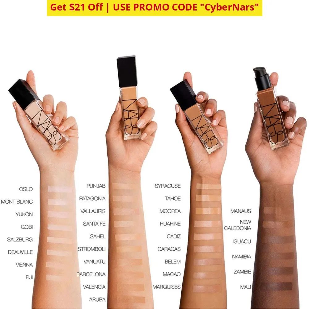 NARS Natural Radiant Longwear Foundation - 16 Hours of Fade Resistant Wear - Ships Next Day!