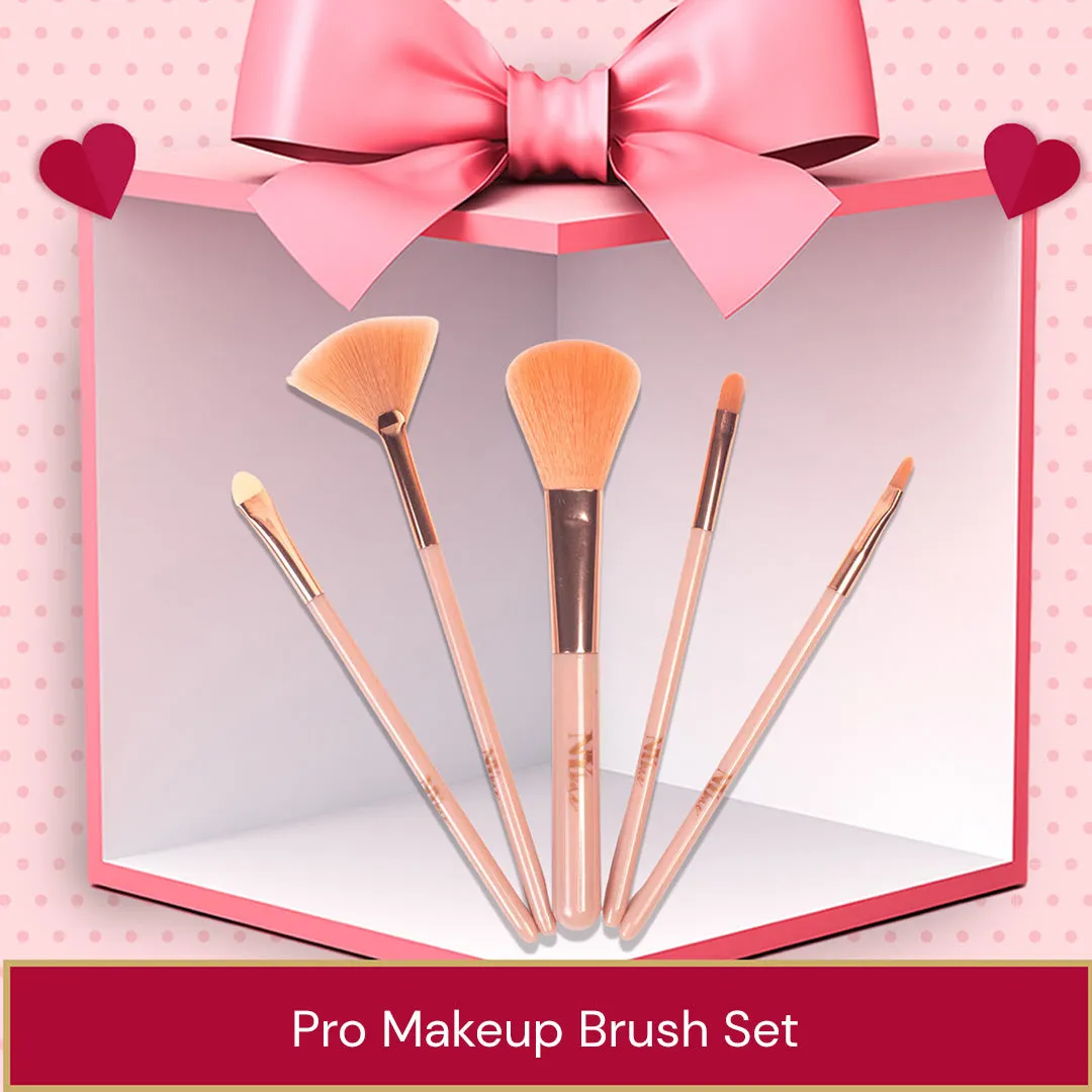 NY Bae Pro Makeup Brush Set | Makeup Tools | Eyeshadow Blending Brush | Eyeshadow Flat Brush | Powder Brush | Blush Brush | Highlighter Brush | Fan Brush | Lip Brush | Soft