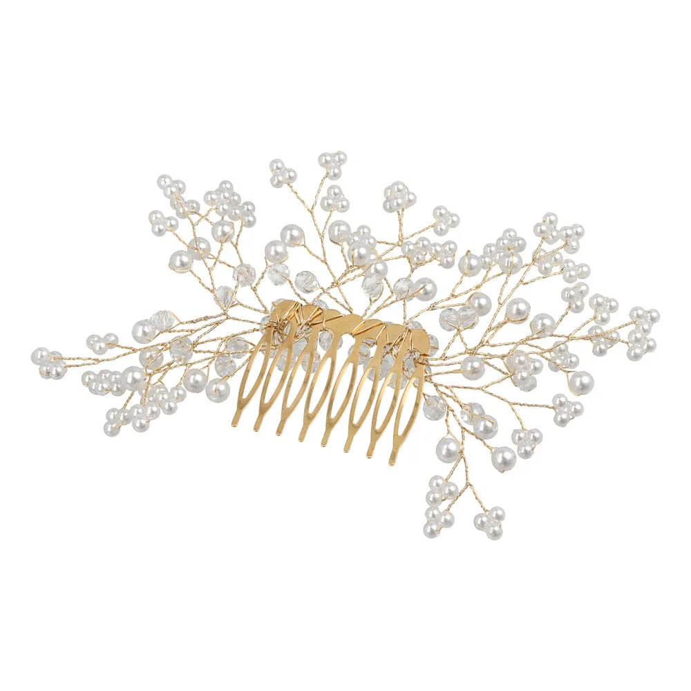 Pearly Spray Hair Comb