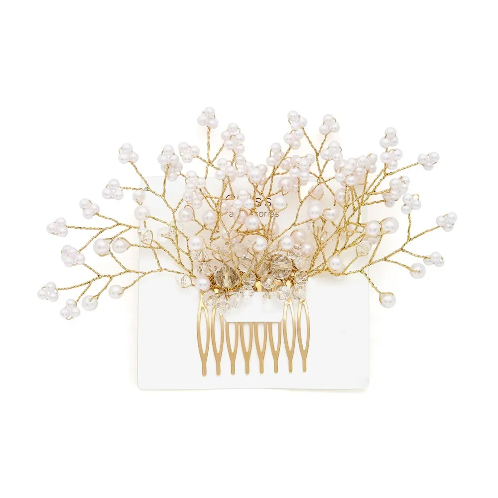 Pearly Spray Hair Comb