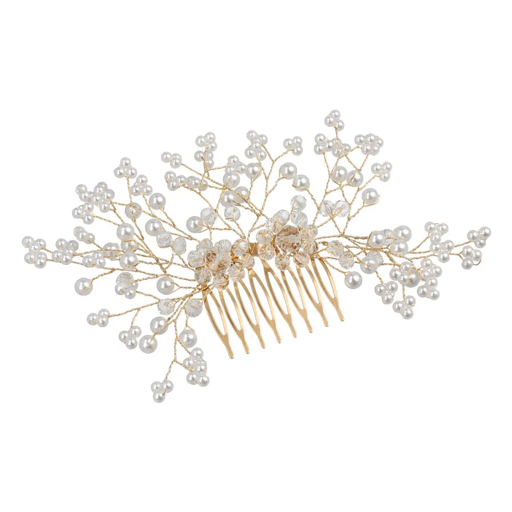 Pearly Spray Hair Comb