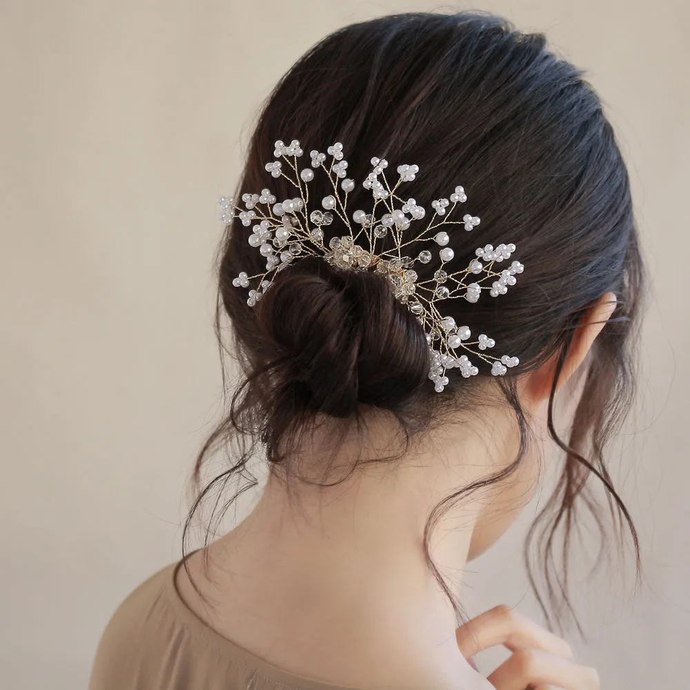 Pearly Spray Hair Comb